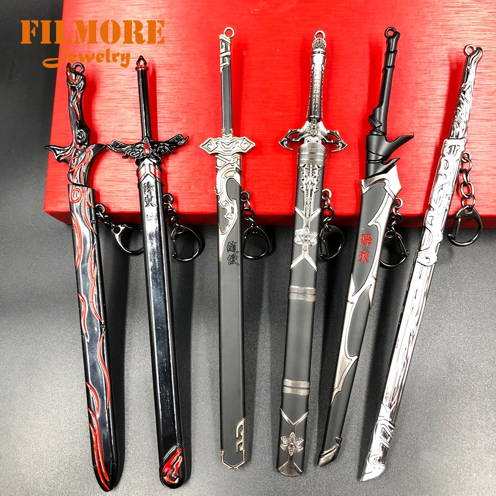 Mo дао ЗУ Shi меч в ножнах брелок Косплэй Опора аксессуары на каждый день Wei Wu Xian