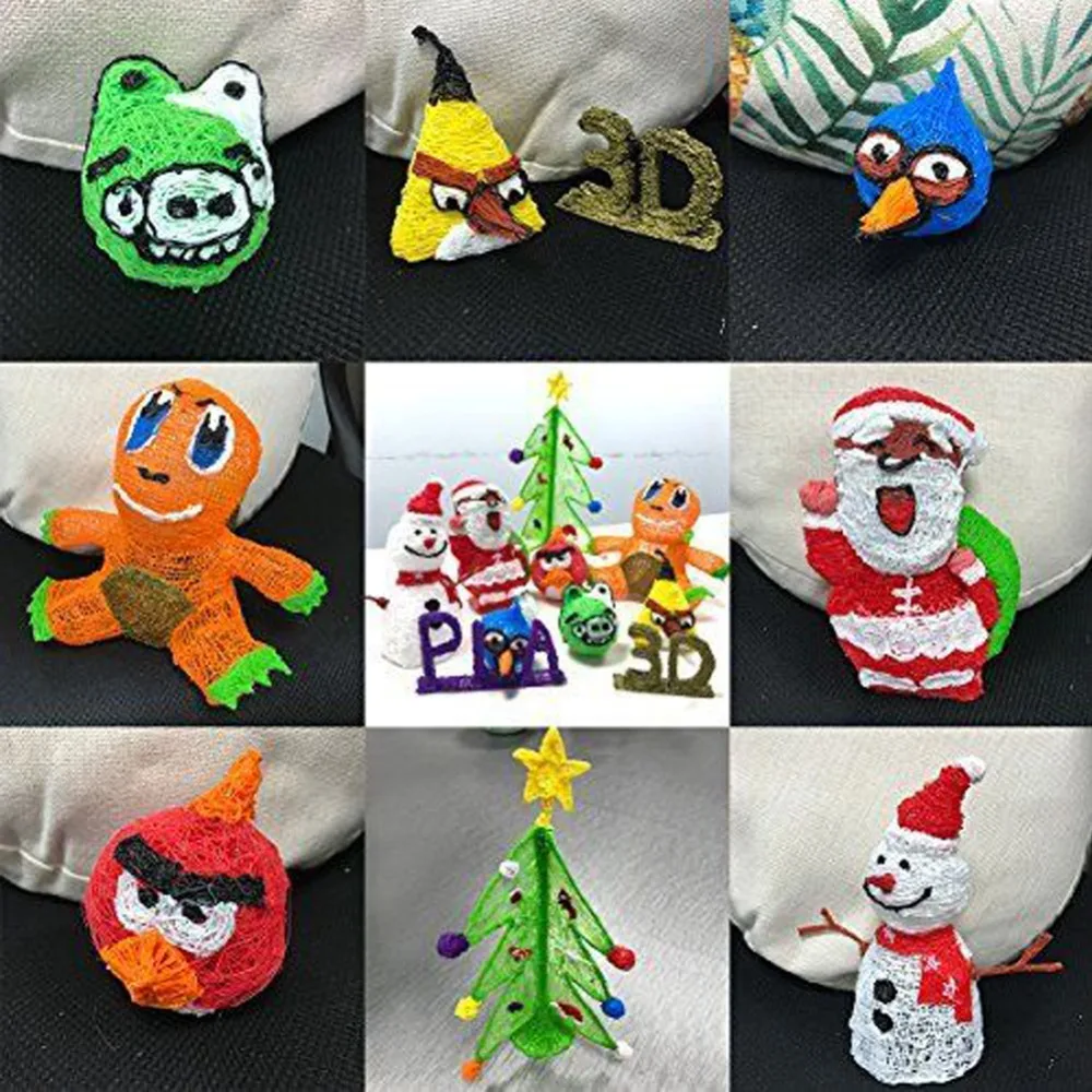 

Dikale 3D Pen Special 1.75mm PLA Filament 3D Printing Material 3D Printer 12Color Refills Modeling Stereoscopic No Pollution 36m