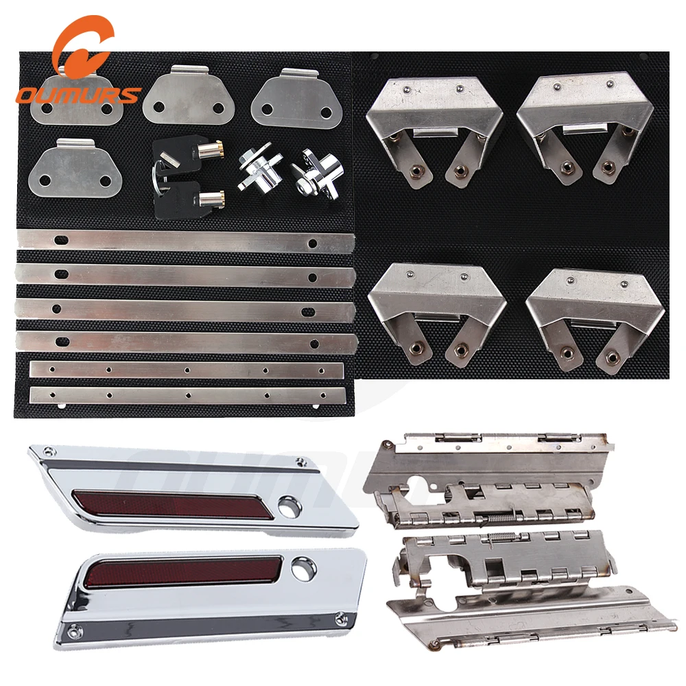 Сумка для седла мотоцикла OUMURS комплект оборудования крышки с защелками петлей