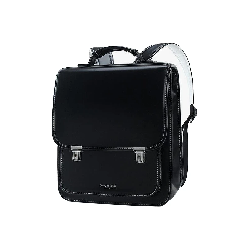 2021 NEW Japan style Children School Bag For Kid Orthopedic Backpack School Students Bookbags PU leather Randoseru Baby Bags