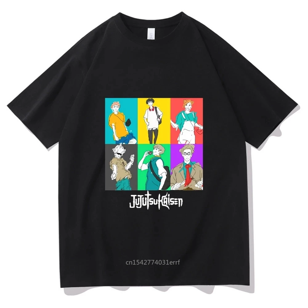 

Pre-shrunk Tshirt Sukuna Territory Jujutsu Kaisen Tee Tops Sorcery Fight Japanese Cute Anime T-shirt