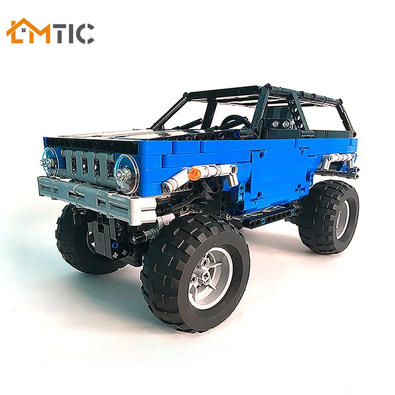 MOC Diy строительные блоки совместимые с городом для грузовиков обучающая