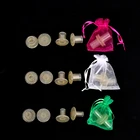 10 паралот металлические пластиковые защитные чехлы для обуви для стекла золотистыеСеребристыерозовые ограждения на шпильках для свадьбы