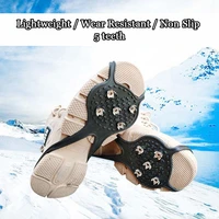outdoor antiskid eight claws cleat snow claw shoe cover easy to carry storage wear