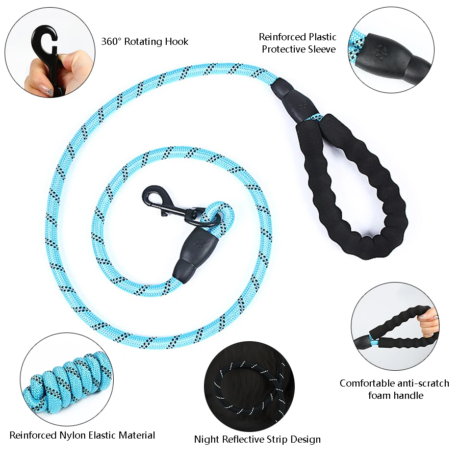 1.5M Поводок для домашних собак Домашняя кошка Тяговый трос длиной 1 5 м удобная