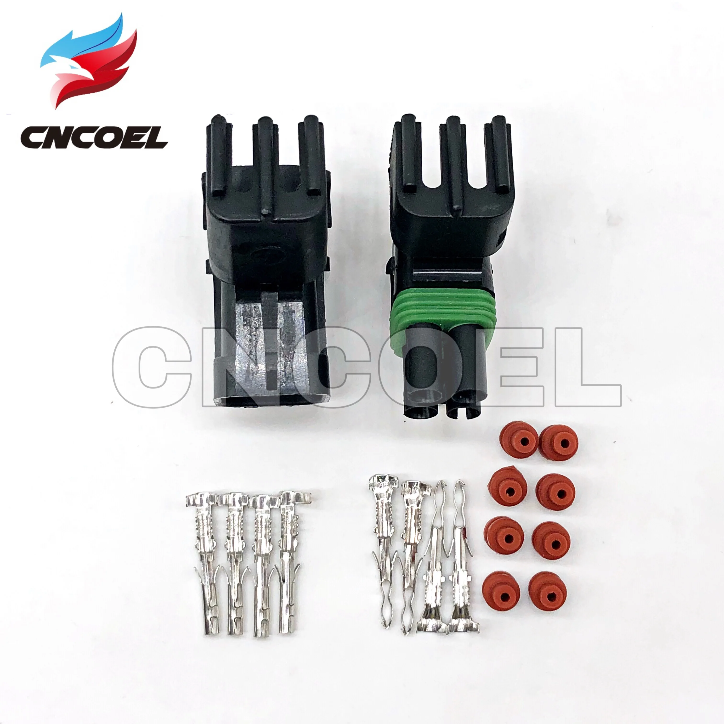 5 компл. 4 Pin 12015798 12015024 Женский Мужской Погодный Электрический провод 2 Delphi разъем