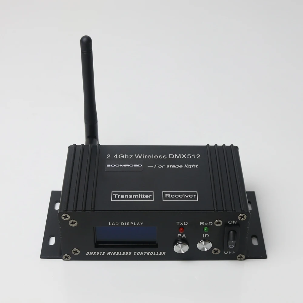 2 4G ЖК дисплей Дисплей Беспроводной DMX 512 контроллер приемник передатчик в 1