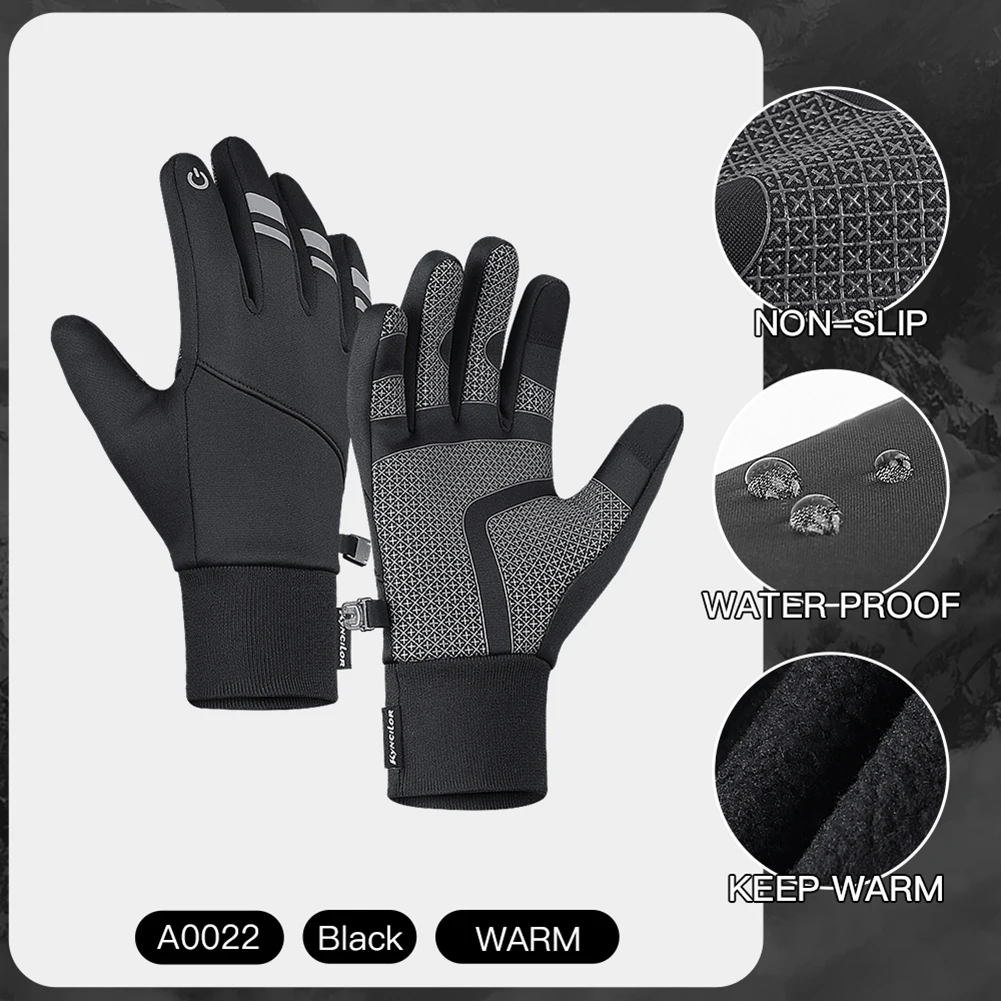 

Unisex Touchscreen Gloves Winter Outdoor Ski Sports Running Cycling Warmer Waterproof Windproof Full Finger Thermal Gloves