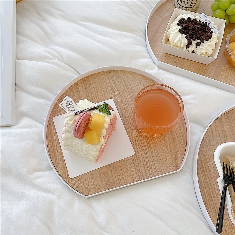 

Простое деревянное настольное хранилище в японском стиле для гостиной, лоток для фруктов и хлеба Etagere