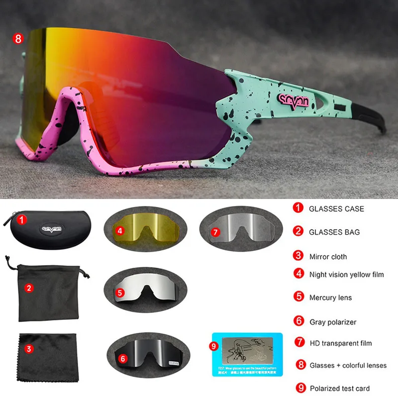 11 MTB велосипедные очки TR90 Oculos Ciclismo велосипедные очки поляризованные велосипедные солнцезащитные очки Дорожные очки Ciclismo - Цвет: 11