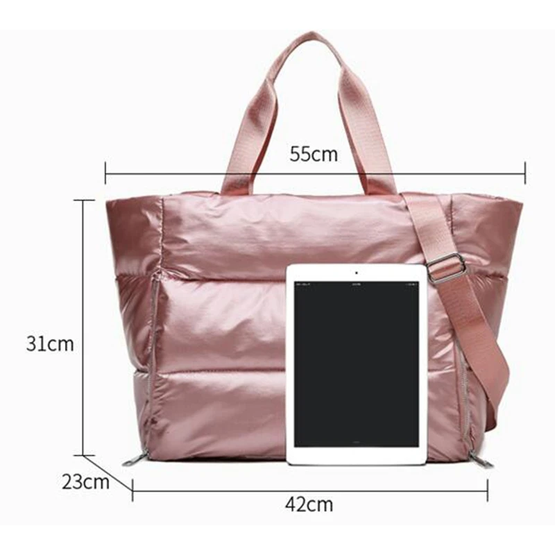

Winter New Large Capacity Shoulder Bag for Women Waterproof Nylon Bags Large Bag with Shoulder