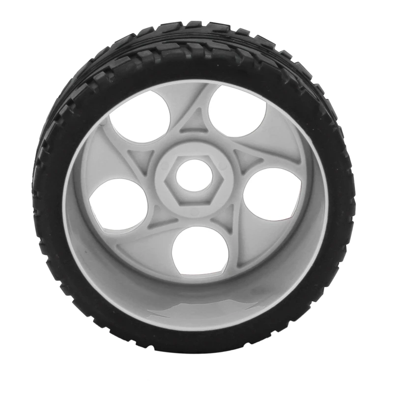 4Pcs RC Buggy Off Flat Run Tires 100MM Rubber Tyre Plastic Wheel Rim Hex Adapter 17MM for 1/8 Car Accessories | Игрушки и хобби