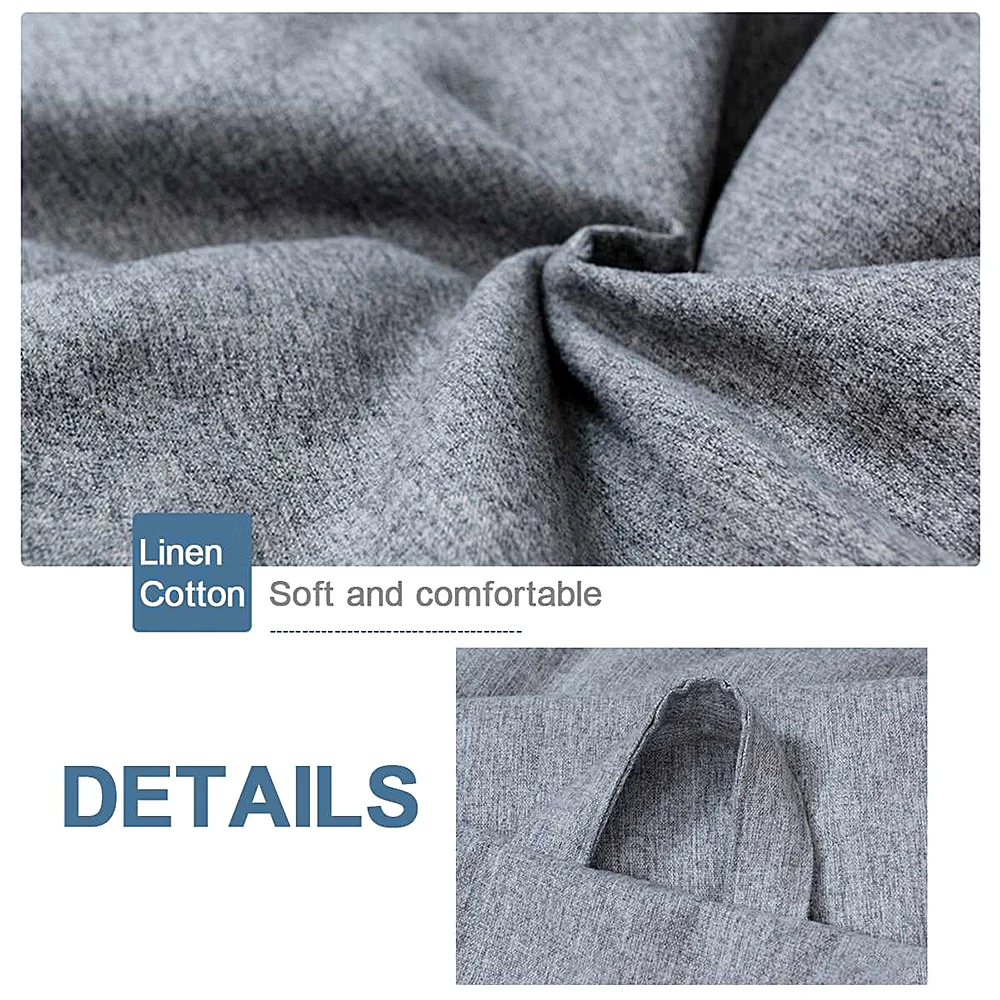 Large Small Lazy Sofas Cover Chairs without Filler Linen Cloth Lounger Seat Bean Bag Pouf Puff Couch Tatami Living Room