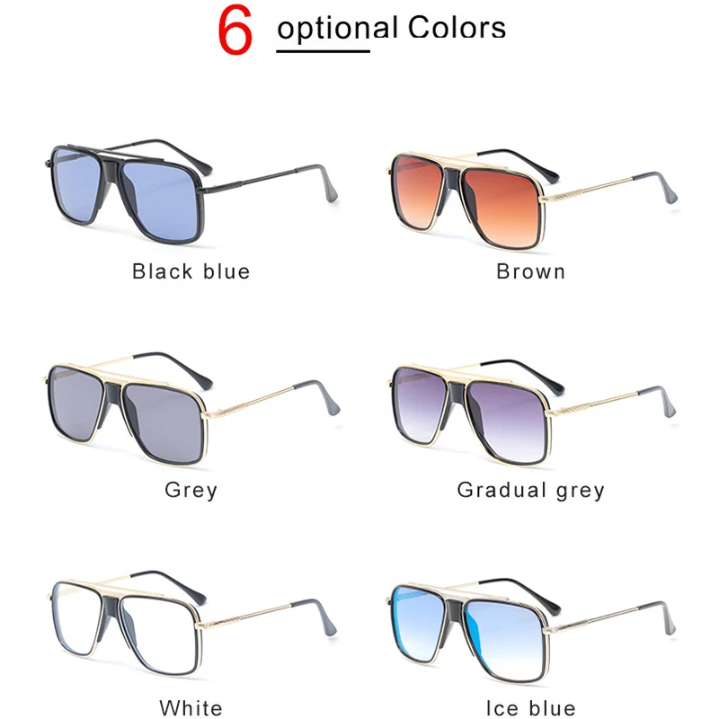 

Fashion Men Sunglases Square Sunglasses Women Vintage Glasses Luxury Oculos De Sol Masculino Vogue Zonnebril Dames Tide Okulary