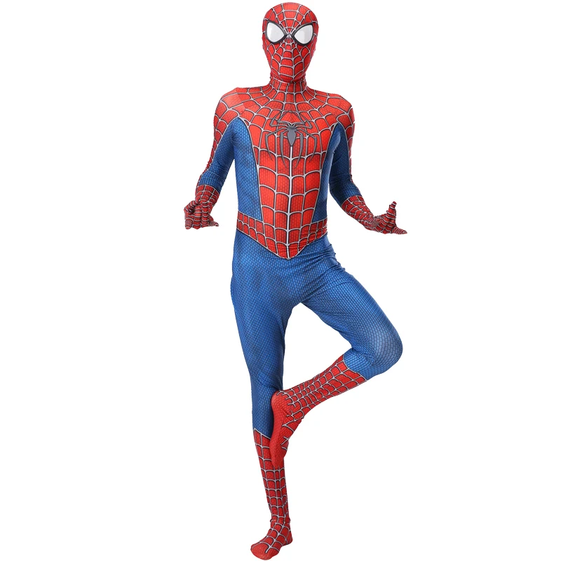 Мужской костюм bluey zentai черный из спандекса для косплея 3D человек с маской| |