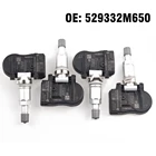 Автомобильный датчик давления в шинах, TPMS 529333N100, 529332M650, для Hyundai i25, KIA K5, K4, 4 шт.