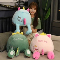 40cm animals butt plush cushion toys soft stuffed cartoon piggy husky bear dinosaur unicorn futon doll bedroom decor gifts