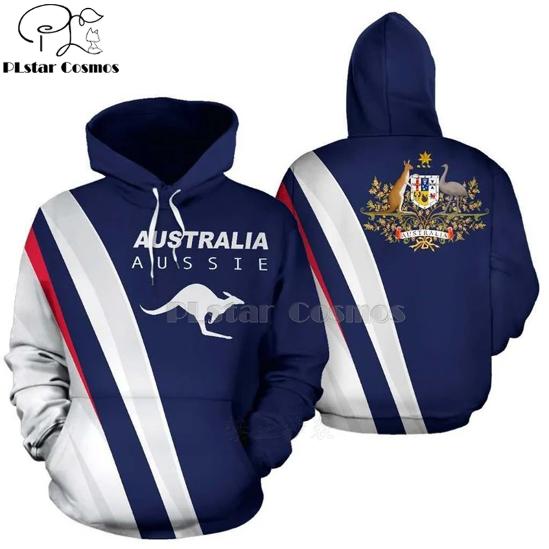 

Men Women AUSTRALIA flag print 3D Hoodies Funny country Sweatshirt Fashion Hooded Long Sleeve unisex Koala kangaroo Pullover-4