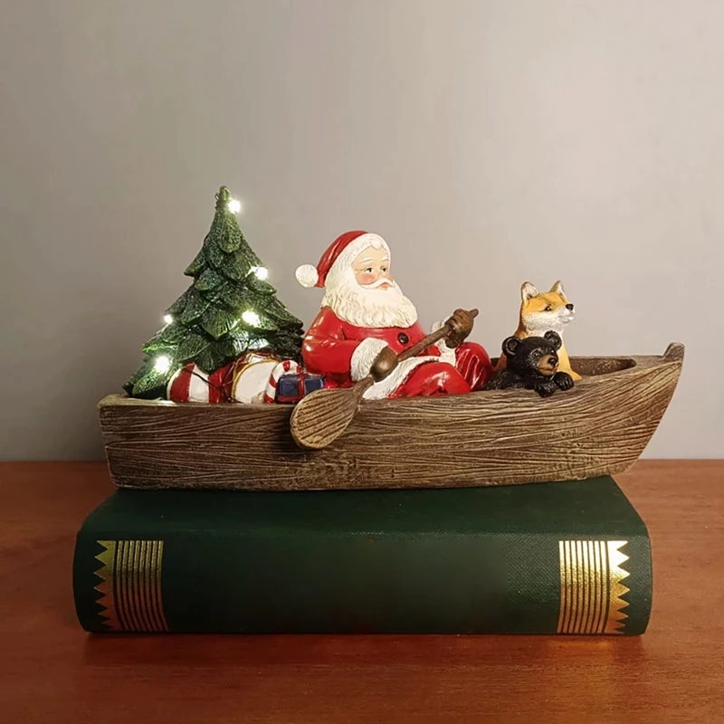 1/32 Resin Figure Model Kit Santa Claus Christmas Unpainted Unassambled 