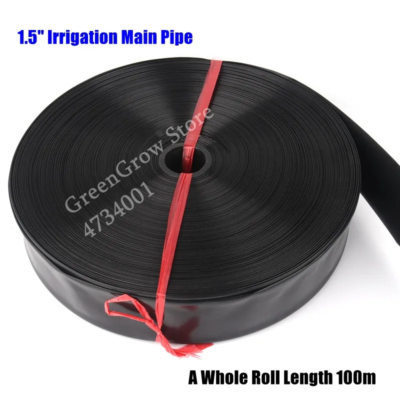 100m 1.5" Φ40mm Agriculture Irrigation Main Pipe Garden Farm Water Saving Irrigation Water Tape Fruit Tree Vegetable Spray Hose