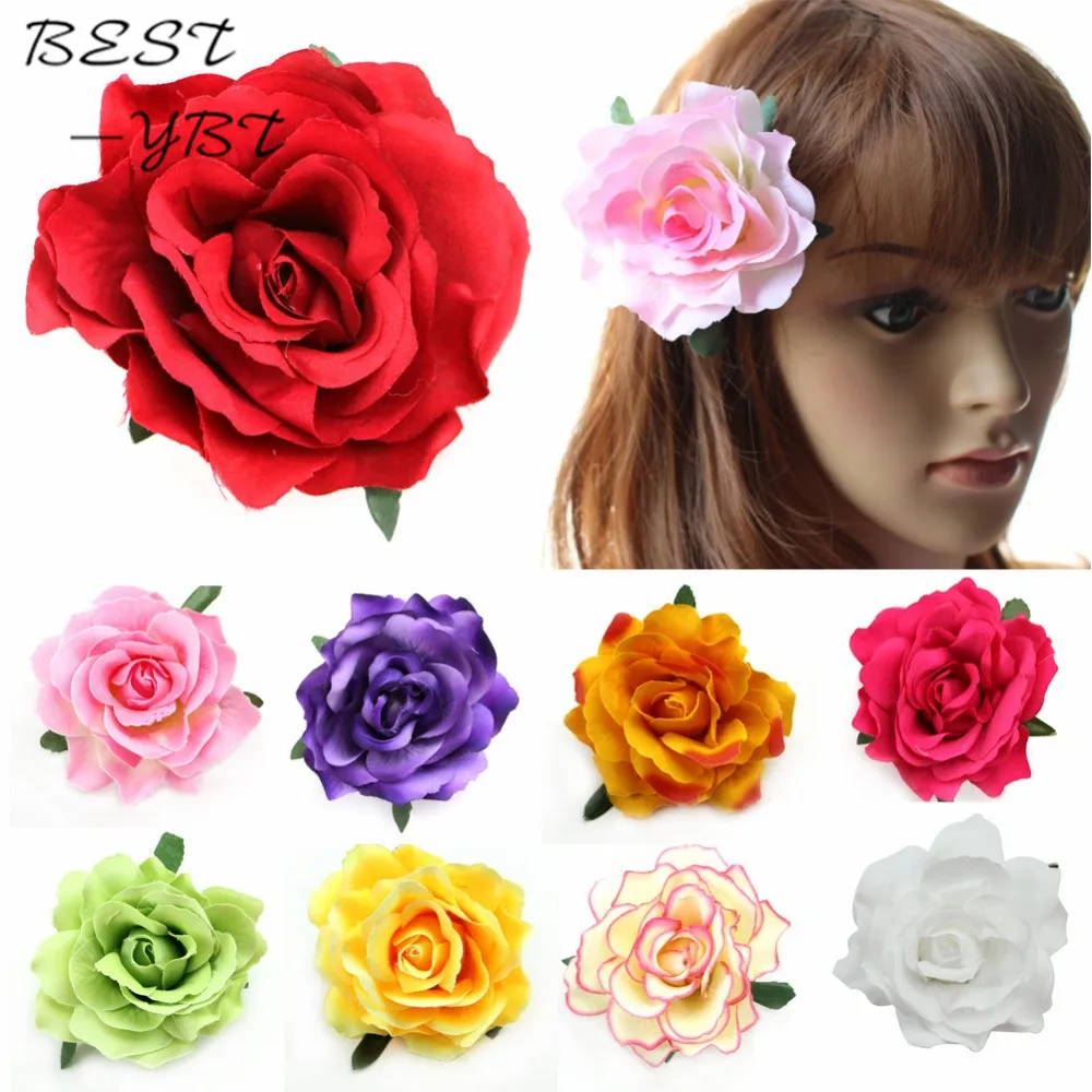 Зажим для волос в виде красной розы|hair accessories|accessories forhair clips hairpins |