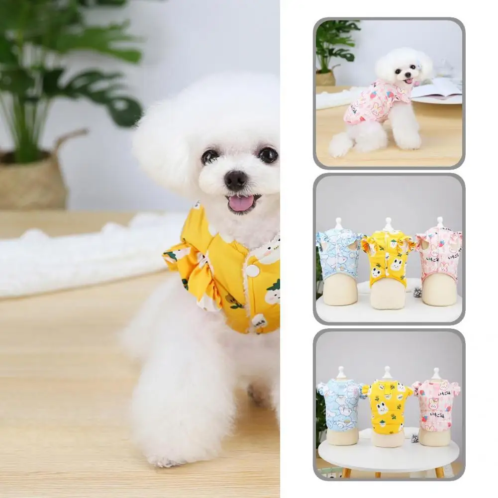 

Keep Warmth Skin-friendly Pet Dog Sleeveless Coat Clothes Pet Accessories