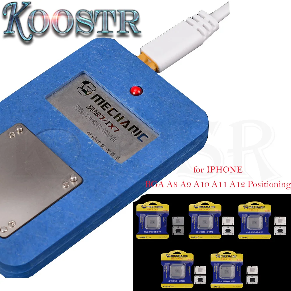 Платформа нагревательная MECHANIC CPU NAND Chip для IPHONE BGA A8 A9 A10 A11 A12 позиционирование