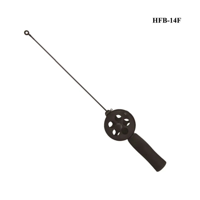 Удочка для подледной рыбалки с пластиковой ручкой и катушкой аксессуары зимней