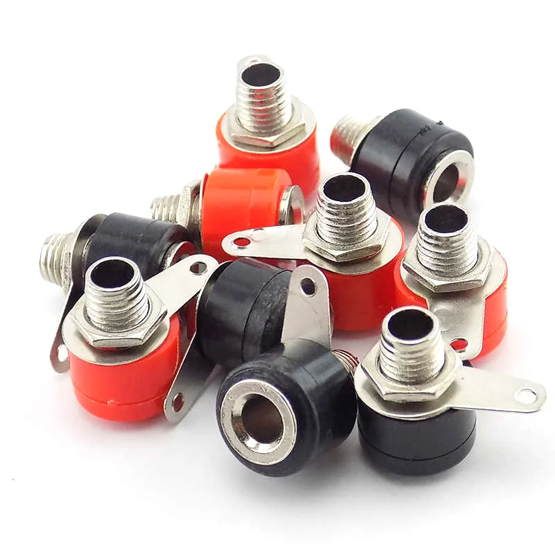 

1set Male And Female 4mm Banana Plug Male And Female To Insert Connector Banana Pin DIY Model Parts Electrical Supplies