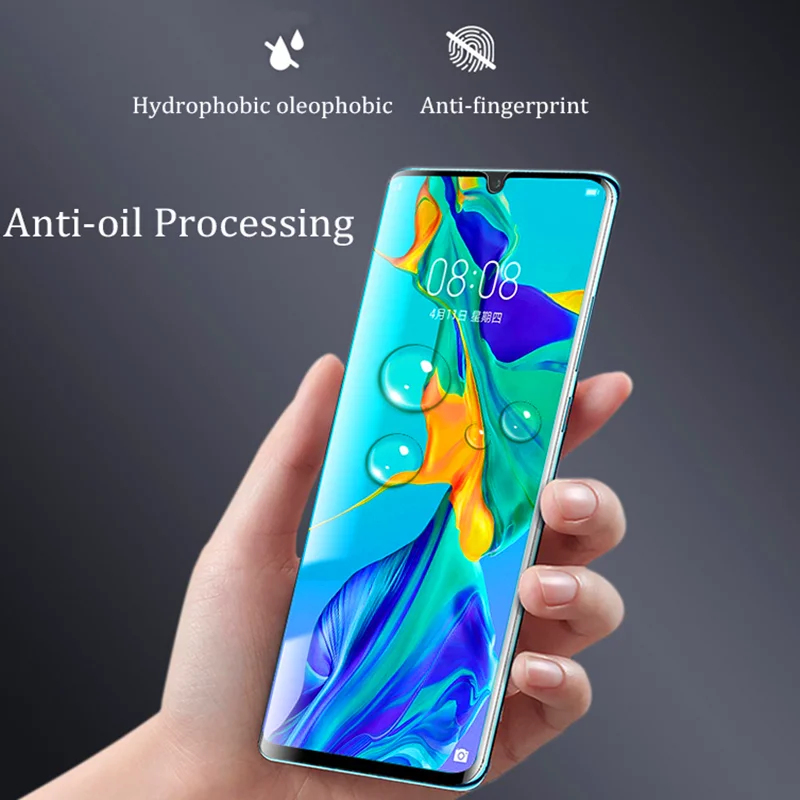 9D Glass For Huawei P30 lite 2020 new edition full cover tempered Camera Lens Flim for Screen glass | Мобильные телефоны и