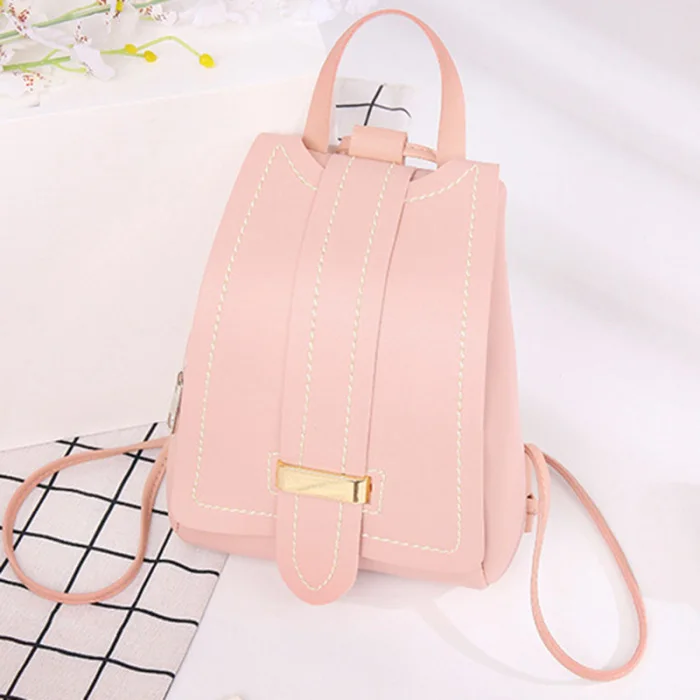Маленький свежий модный рюкзак в стиле ретро, Студенческая Повседневная сумка, простой дизайн, походный рюкзак, Женский WML99