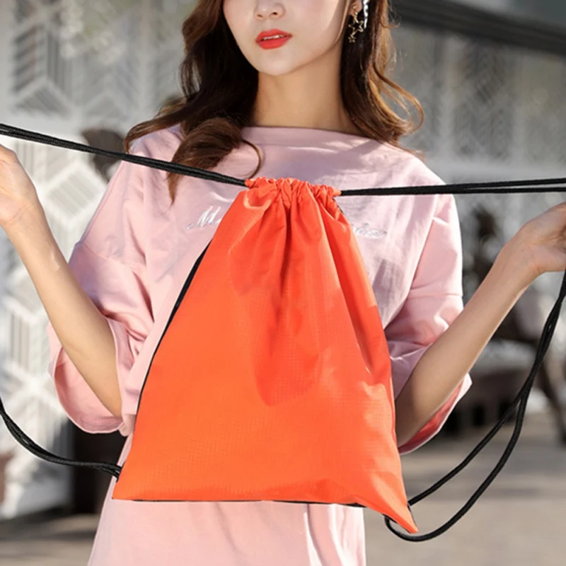 1Pcs Summer Drawstring Backpack Outdoor String Bag Storage Rainproof Pouch For Gym Sport Swim Travel Daypack | Спорт и развлечения
