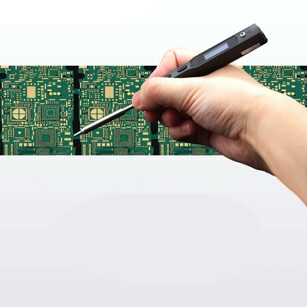 

Mini Electric Soldering Iron TS100 65W Station Digital OLED Screen Adjustable Temperature with Solder Tip