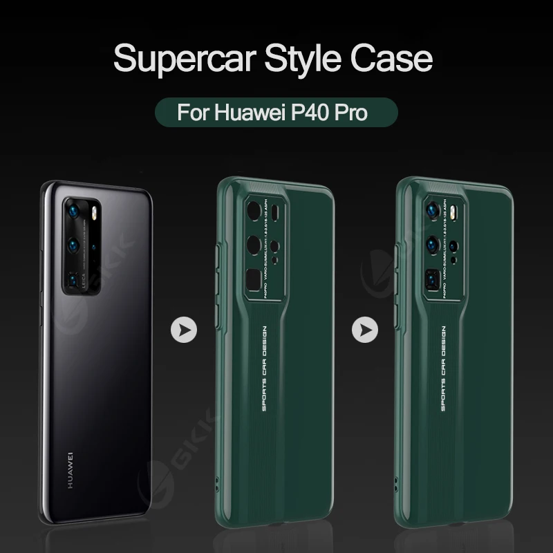 Чехол в стиле суперкар для Huawei Mate 20 40 P40 Pro противоударный мягкий чехол защиты