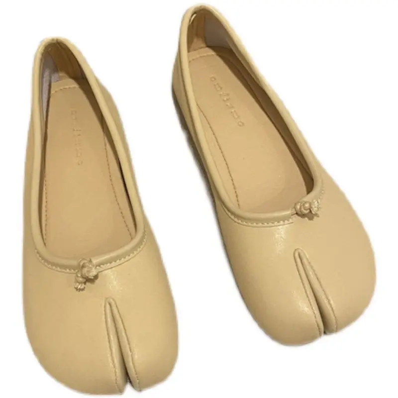 

Туфли женские кожаные с разрезом, лоферы, плоская мягкая подошва, однотонные, Мокасины, Muller тапочки, 2021