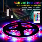 Светодиодная лента RGB SMD 2835, гибкая лента, 5 В, USB, водонепроницаемая светодиодная лента rgb 0,5 м, 1 м, 2 м, 3 м, 4 м, 5 м, ТВ, Светодиодная лента, Диодная лампа