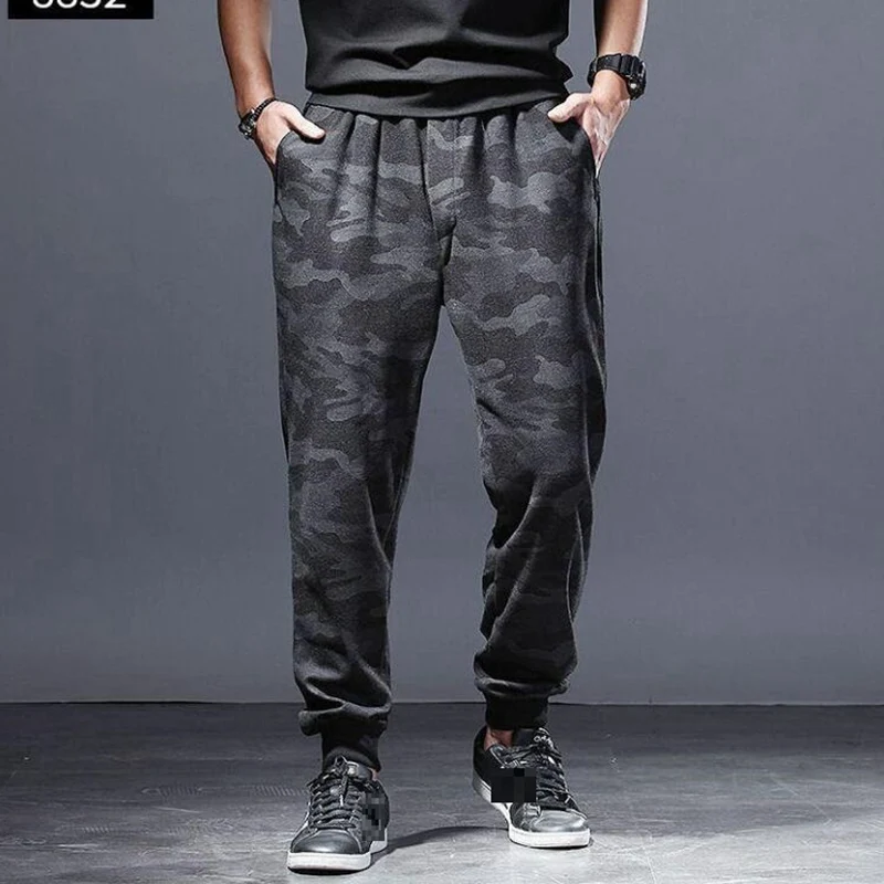 

summer spring men Camouflage pants sports sweatpants big sales plus size 7XL 8XL elasticity Stretch hipster fat pants loose 54