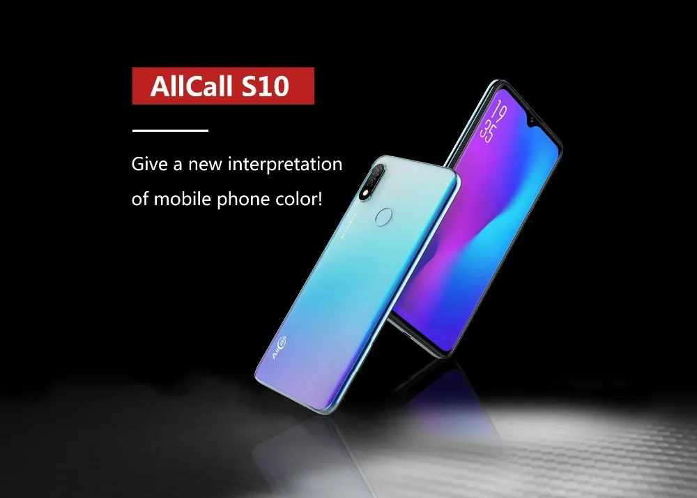 Глобальная версия Allcall S10 Android 9,0 Восьмиядерный 6,22 'HD Plus+ камера 16 Мп+ 5 Мп 3800 мАч 4 Гб ram 4G Celular смартфон