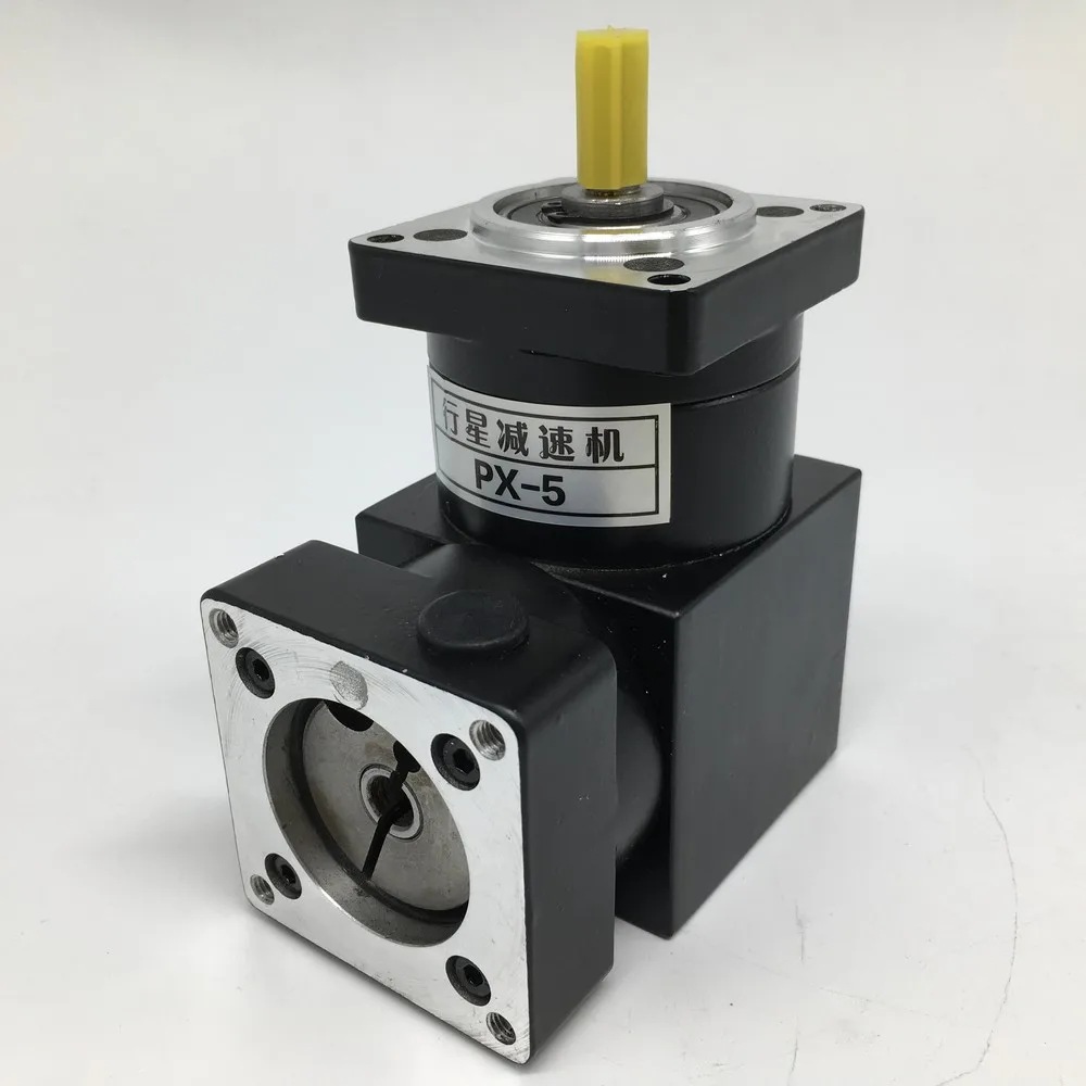 

5 :1 Right Angled Planetary Speed Reducer Gearbox 90degree Angle Reversing Corner Reducer for NEMA23 57mm Stepper Motor