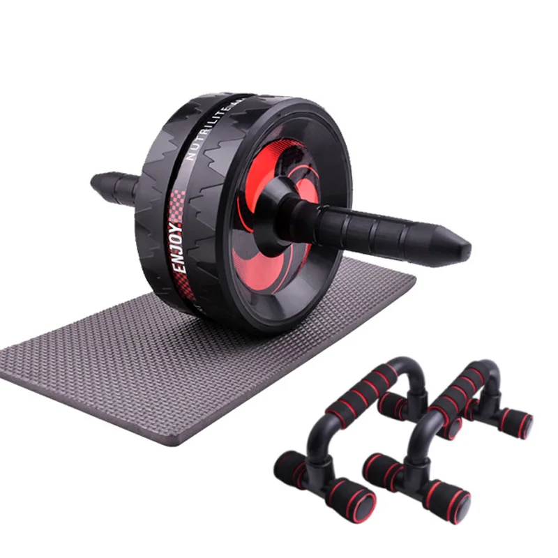 

Abdominal Wheel AB Roller Push Up Stand Bar Set Jump Rope Grip Strength Exercise Home Gym Fitness Muscle Trainer Equipment