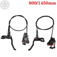 mountain bike oil disc brake caliper hydraulic double piston front 800mm rear 1450mm brake bicycle parts 160mm rotor riding