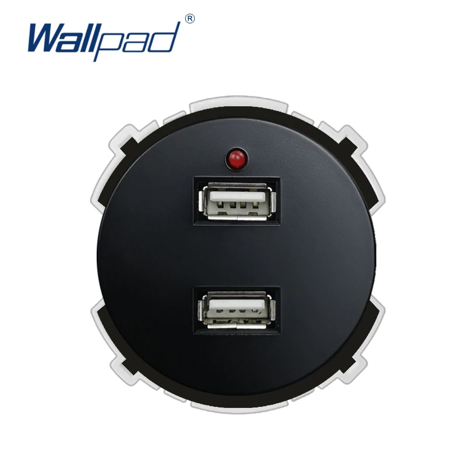 Настенная розетка Wallpad с 2 USB-портами Функциональная электрическая электрические