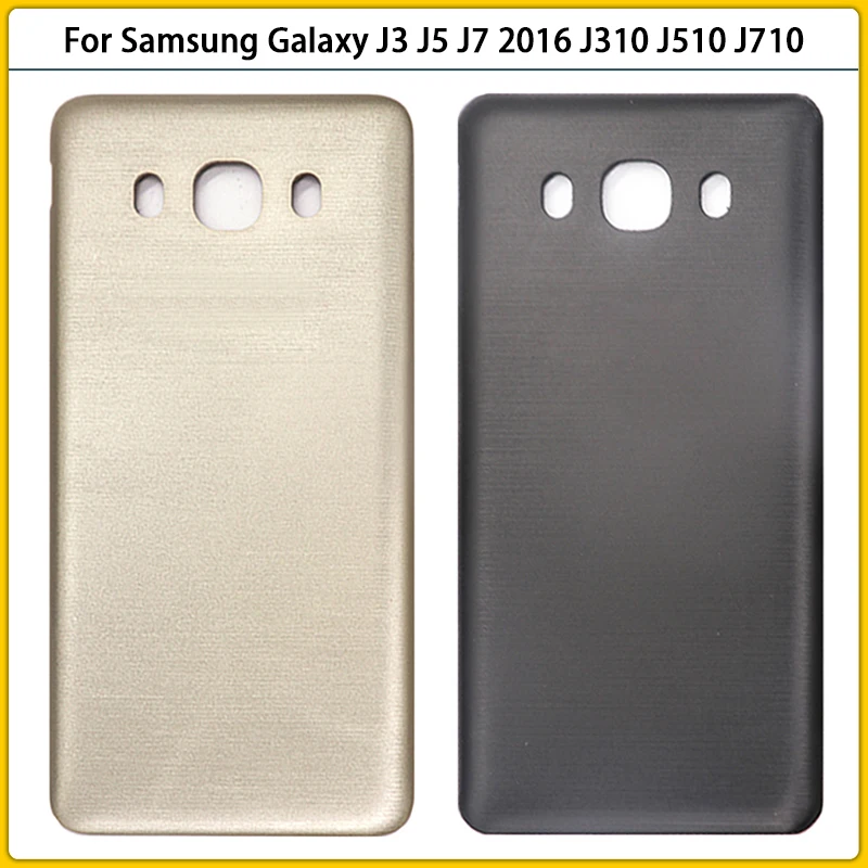 10 шт. Новый J510 задний корпус для Samsung Galaxy J3 J5 J7 2016 J310 J710 Пластиковая Крышка