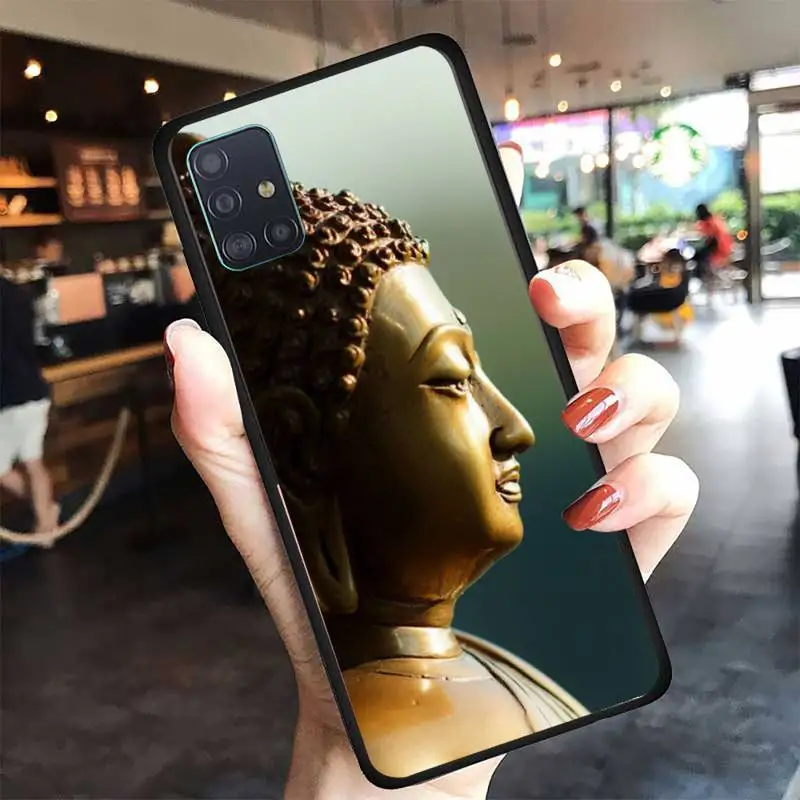 

retro Galactic Gautama Buddha Budha Phone Case For Samsung A6 A7 A8 A10 A11 A20 A21 A30 A31 A40 A50 A70 A80 A91 Plus S E Cover