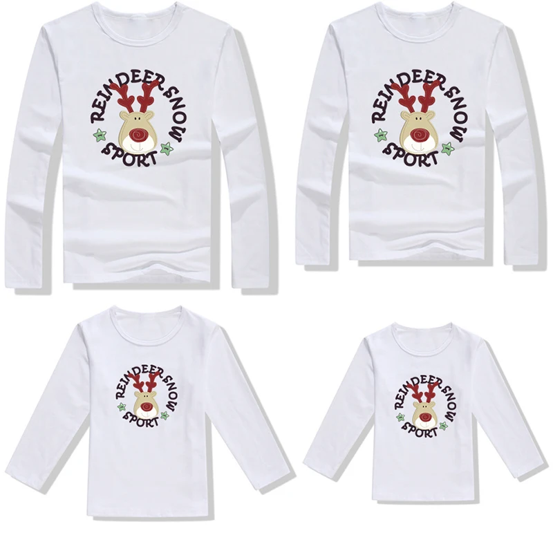 Рождественский семейный костюм для папы мамы и меня дочки сына новогодние