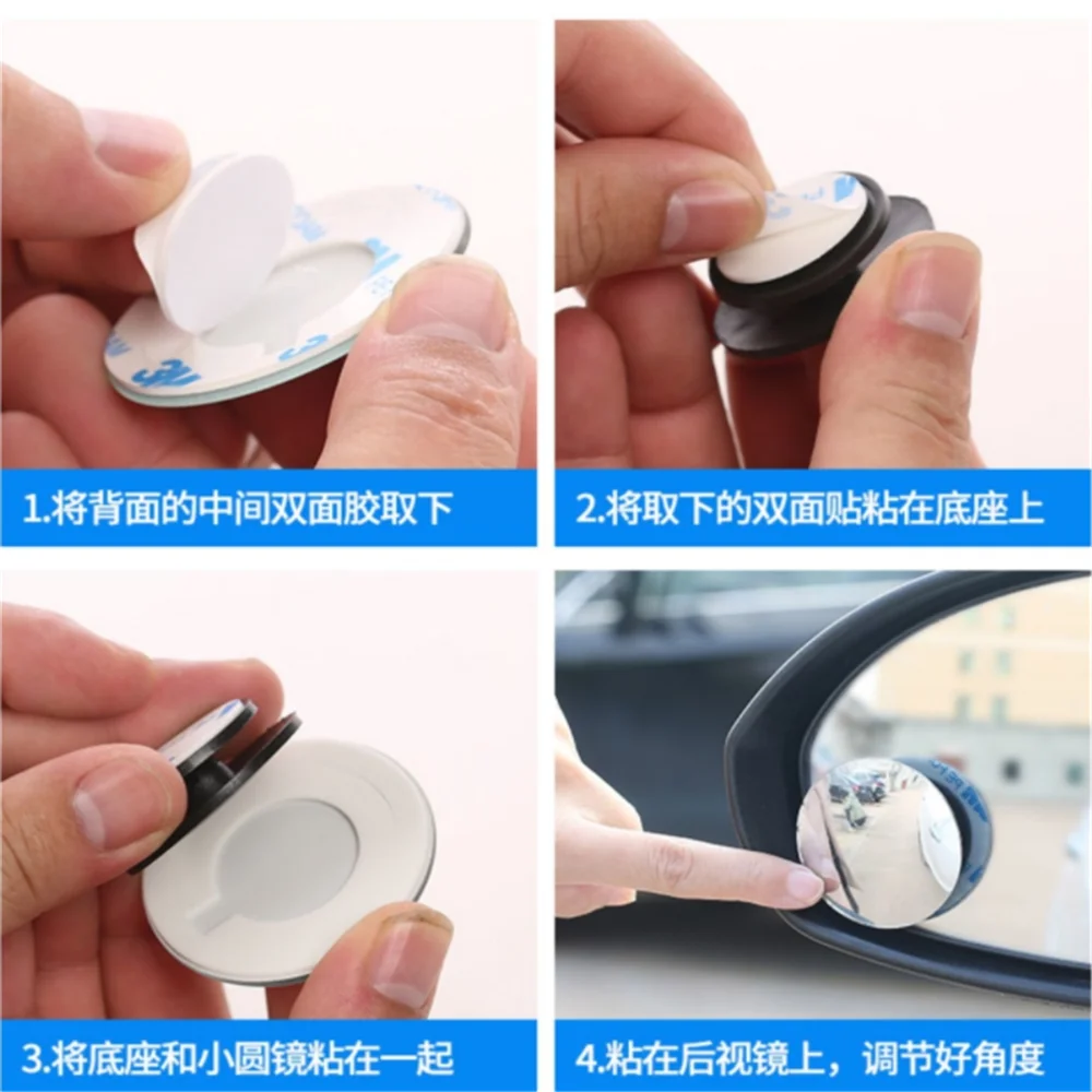 Car 360 Wide Angle Round Convex Mirror for Subaru VIZIV-2 Hybrid Exiga Tribeca G4e B9 R1 Pleo Baja B5-TPH | Автомобили и