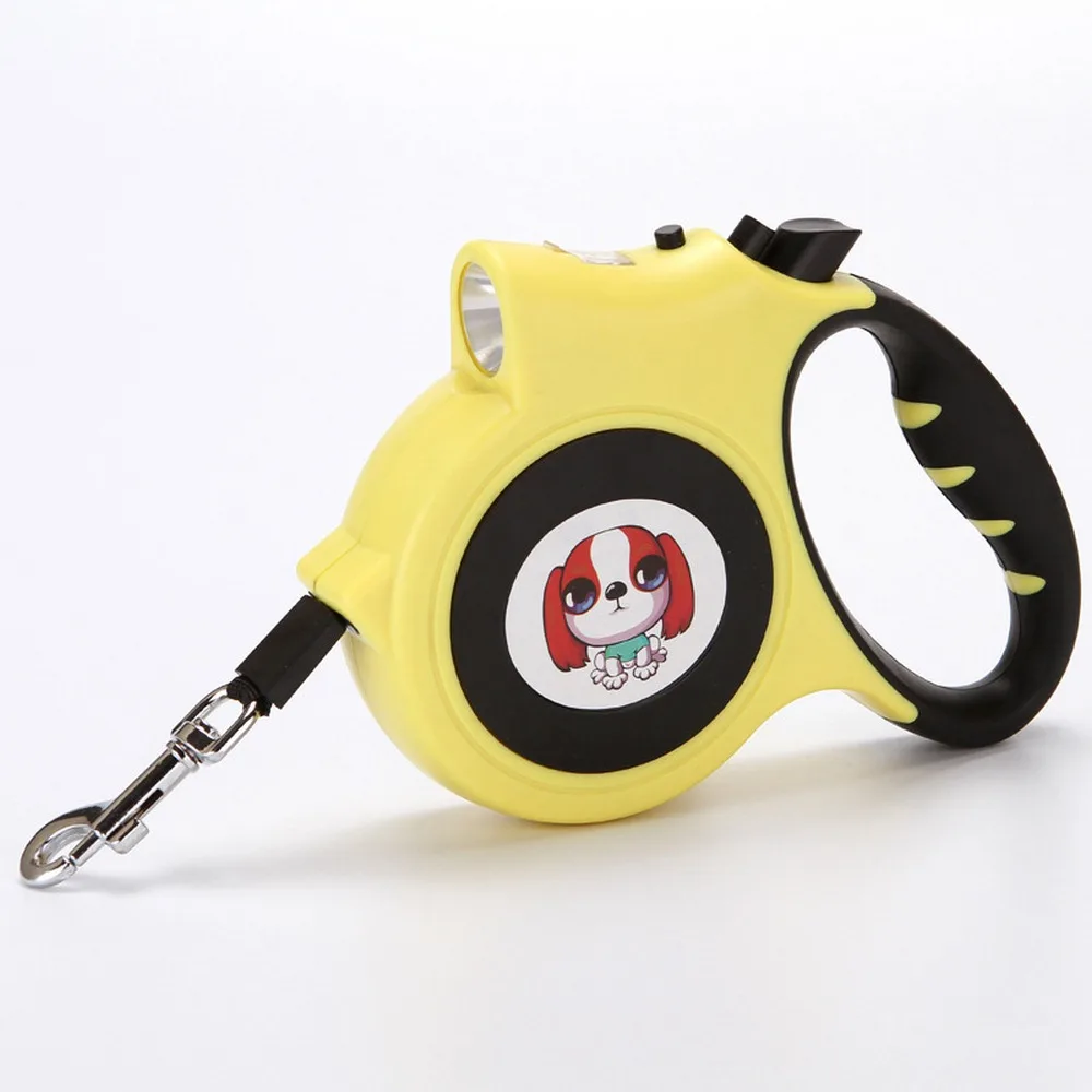 Гибкий автоматический поводок для собак Выдвижной Поводок маленьких и средних 5