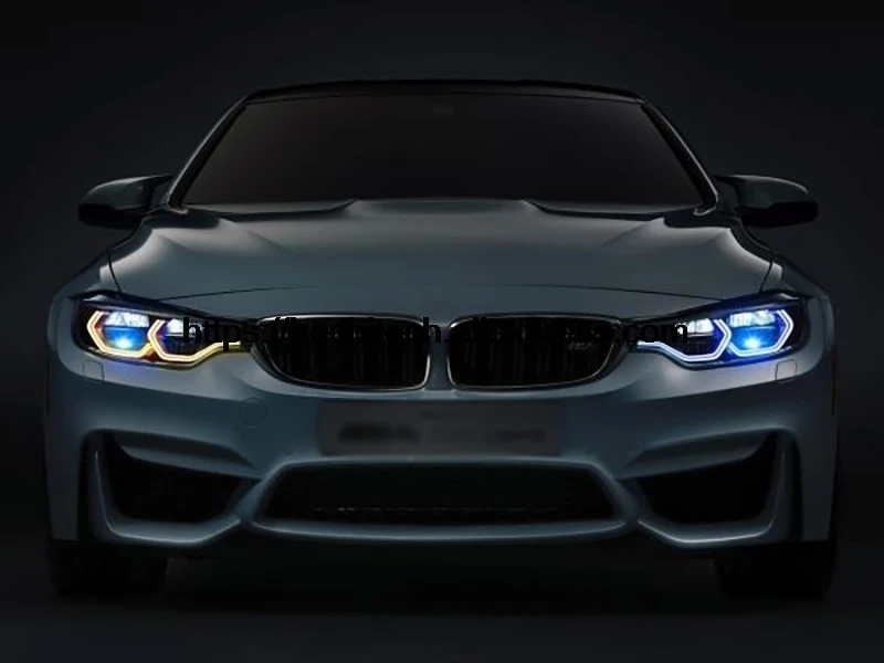 Белый и желтый поворотный сигнал концепция M4 знакованный стиль светодиодный