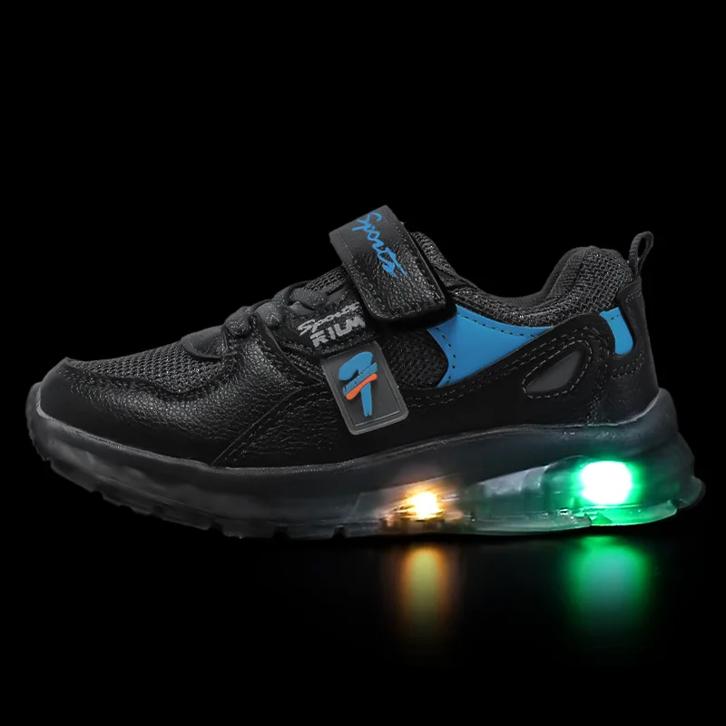 Детские светящиеся кроссовки MMnun обувь с светильник кой для девочек размер 26-31