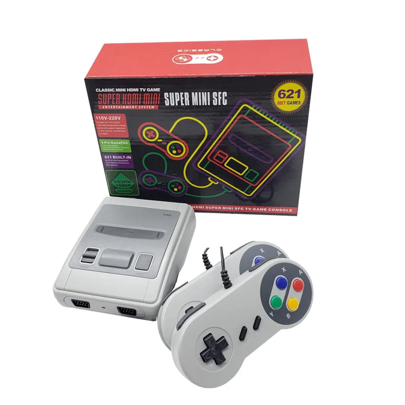 

HDMI output Retro Classic Handheld Game Player TV Video Game Console Childhood Built-in 621 Games Mini Console Player Best Gift